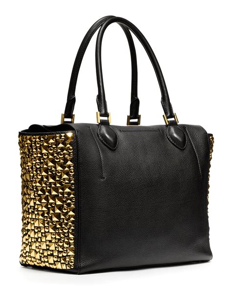 michael kors miranda drawstring bag|Michael Kors large tote black.